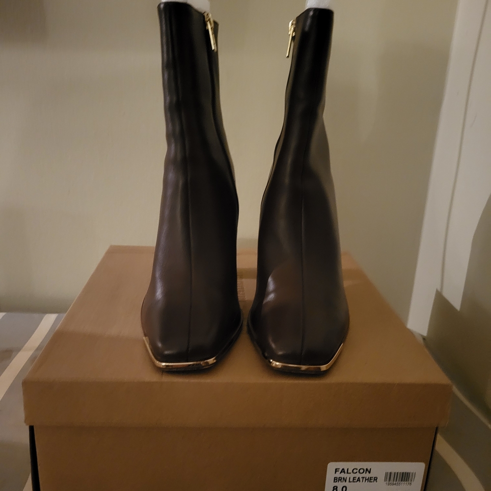 Steve Madden Dark Brown Heeled Boots